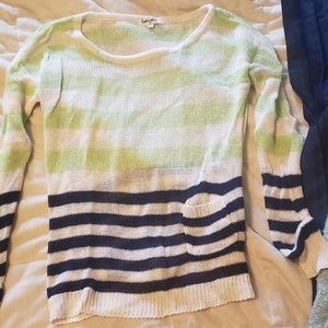 Splendid juniors striped sweater